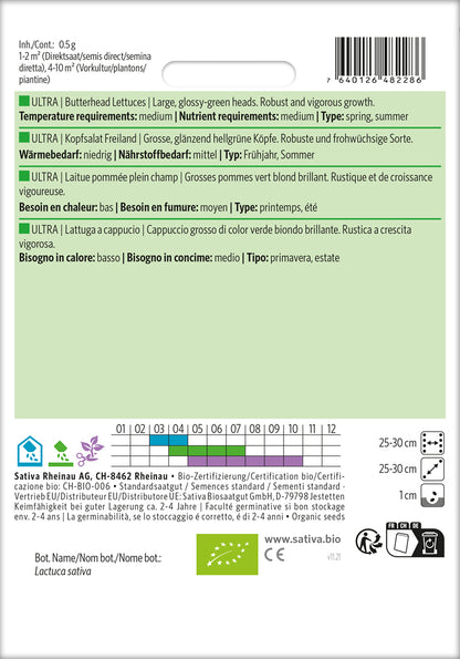 BIO Kopfsalat Freiland Ultra [MHD 12/2025]