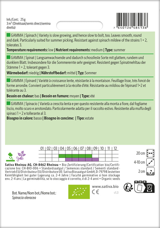  BIO Spinat Gamma