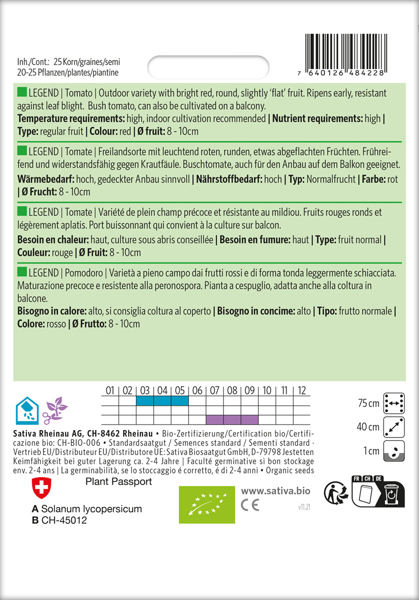  BIO Tomate Legend [MHD 12/2025]