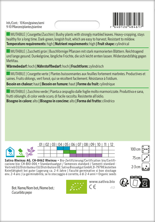  BIO Zucchini Mutabile [MHD 12/2025]