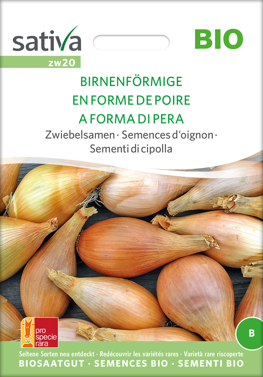  BIO Zwiebelsamen Birnenförmige [MHD 12/2025]