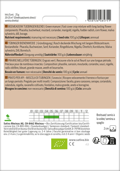 BIO Gründüngung Tübinger Bienenweide [MHD 12/2025]