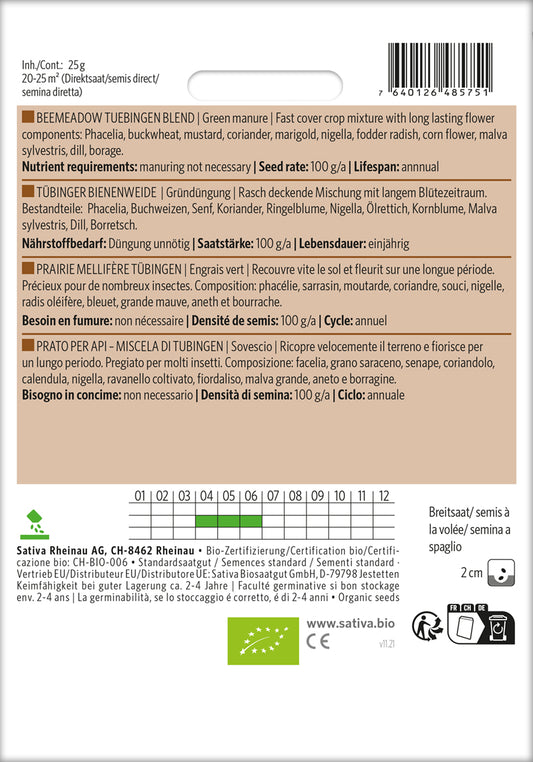  BIO Gründüngung Tübinger Bienenweide [MHD 12/2025]