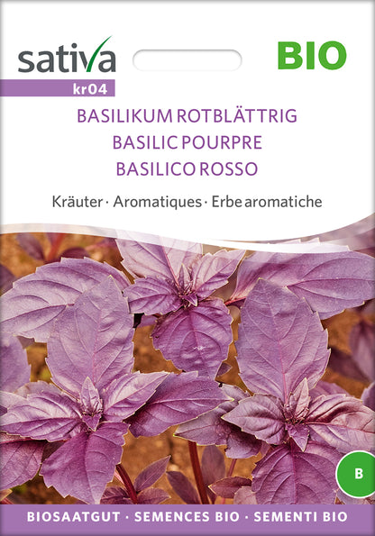  BIO Basilikum Rotblättrig [MHD 12/2025]