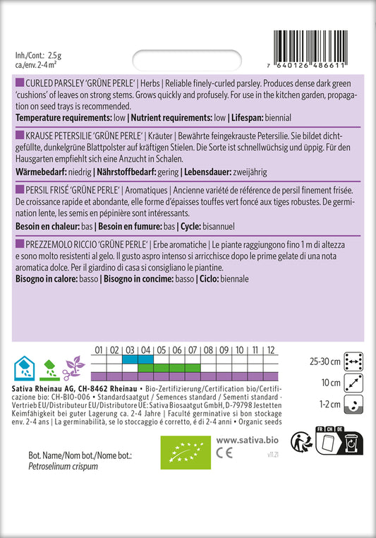  BIO Grüne Perle (Krause Petersilie) [MHD 12/2025]