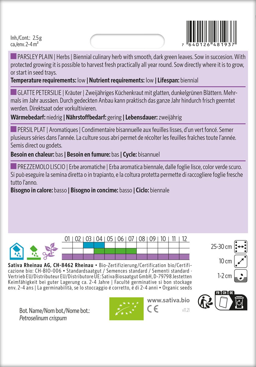  BIO Glatte Petersilie [MHD 12/2025]