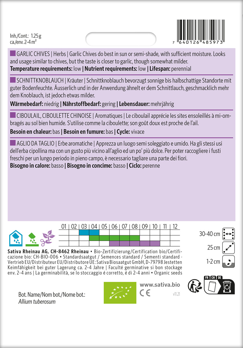  BIO Schnittknoblauch [MHD 12/2025]