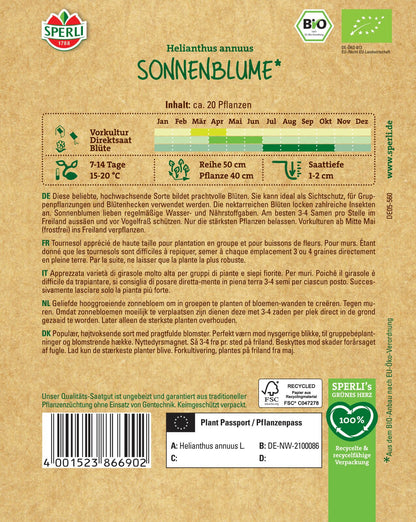  Bio-Sonnenblume