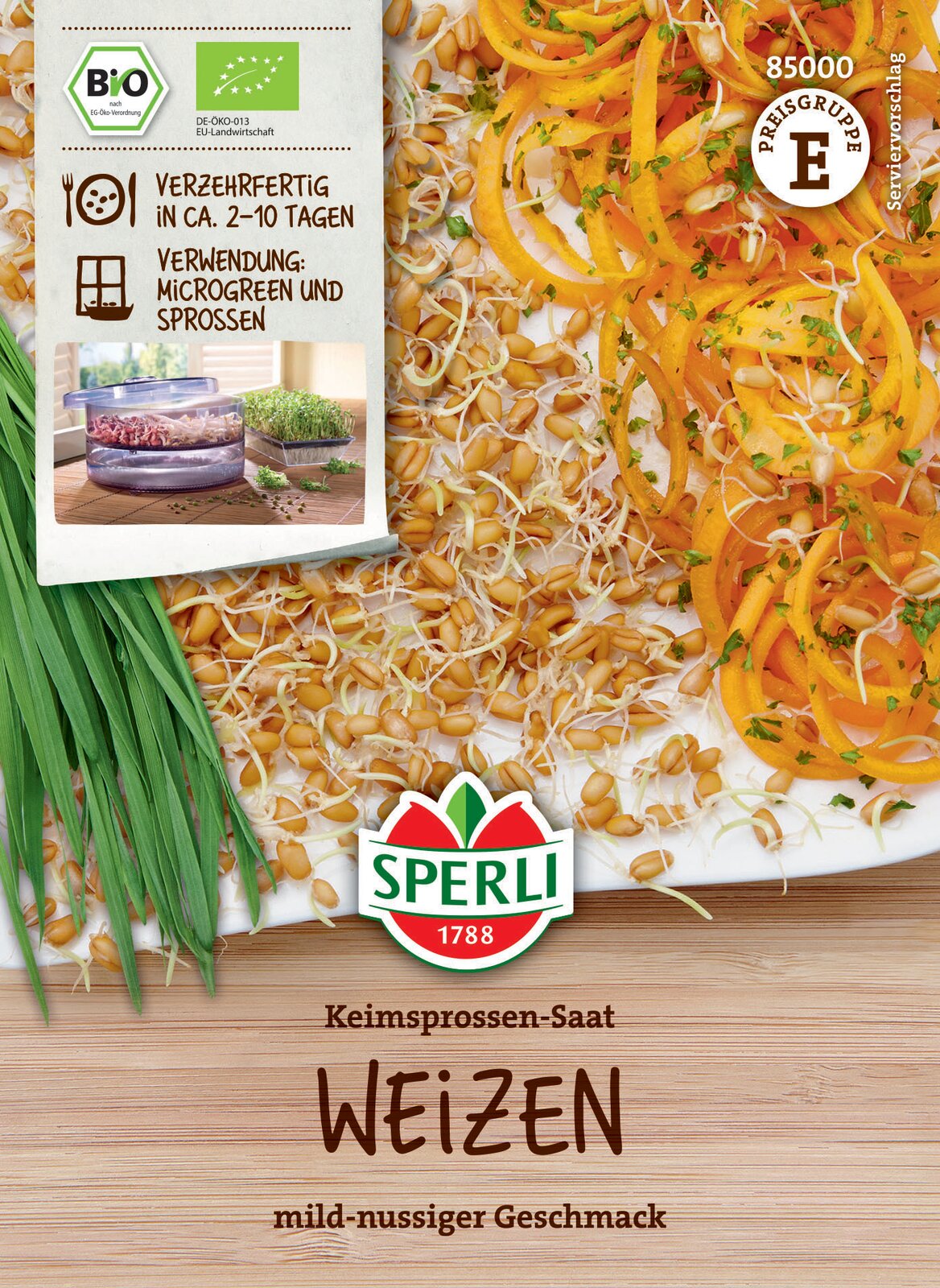  Bio-Keimsprossen Weizen