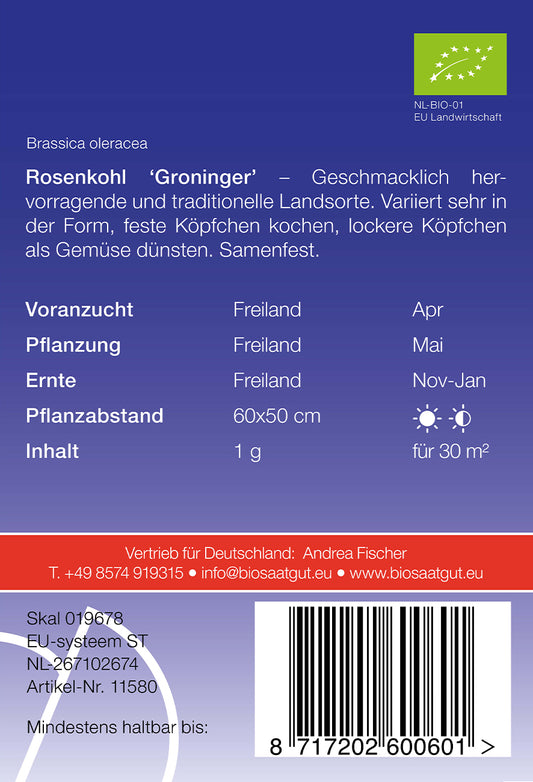  BIO Rosenkohl Groninger [MHD 12/2025]