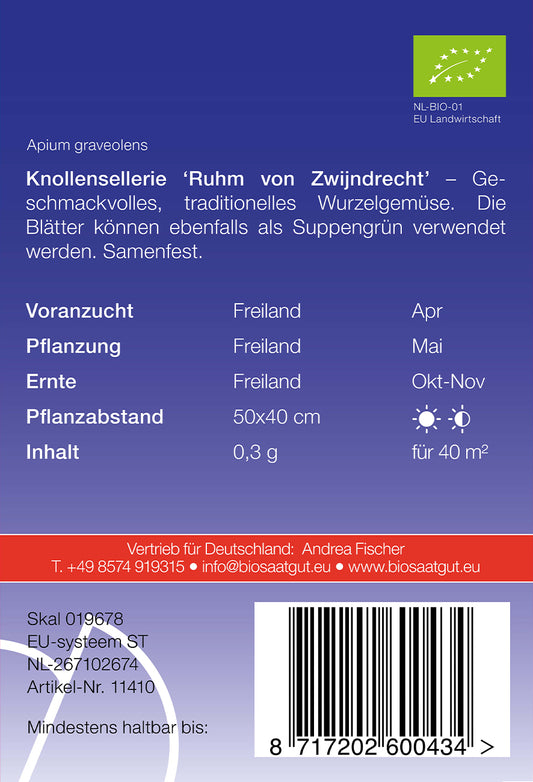  BIO Knollensellerie Ruhm Von Zwijndrecht [MHD 12/2025]