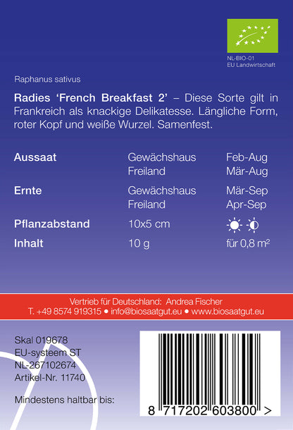  BIO Radies French Breakfast 2 [MHD 12/2025]
