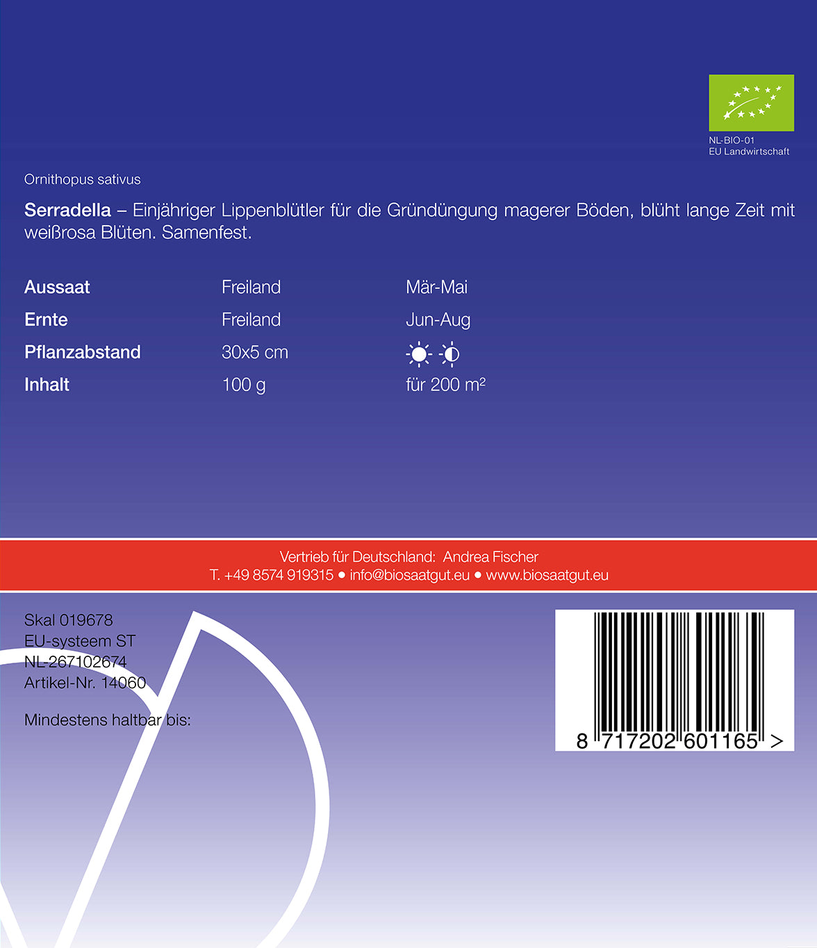  BIO Seradella Gründünger [MHD 12/2025]