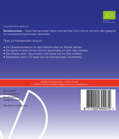  BIO Bockshornklee Keimsprossen [MHD 12/2025]