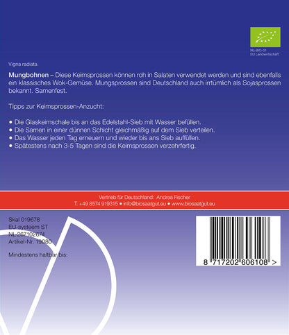  BIO Mungbohnen Keimsprossen [MHD 12/2024]
