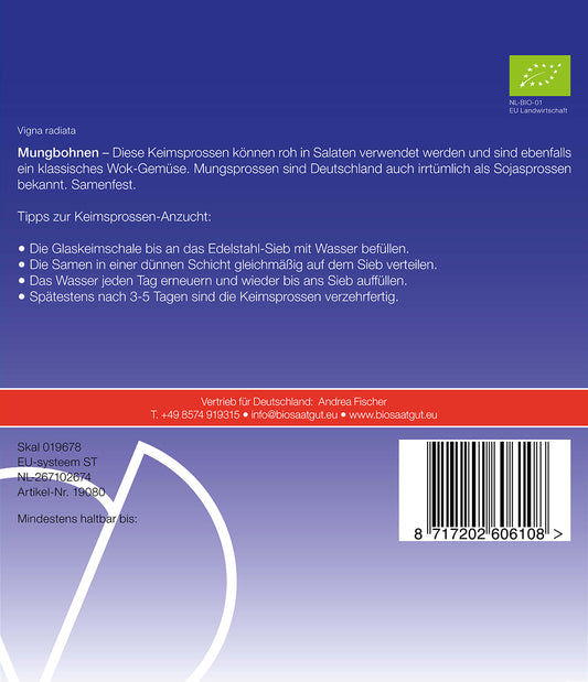  BIO Mungbohnen Keimsprossen [MHD 12/2024]