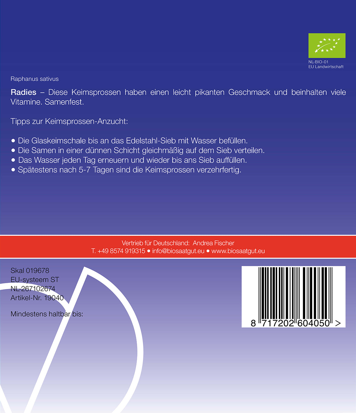  BIO Radies Keimsprossen [MHD 12/2023]