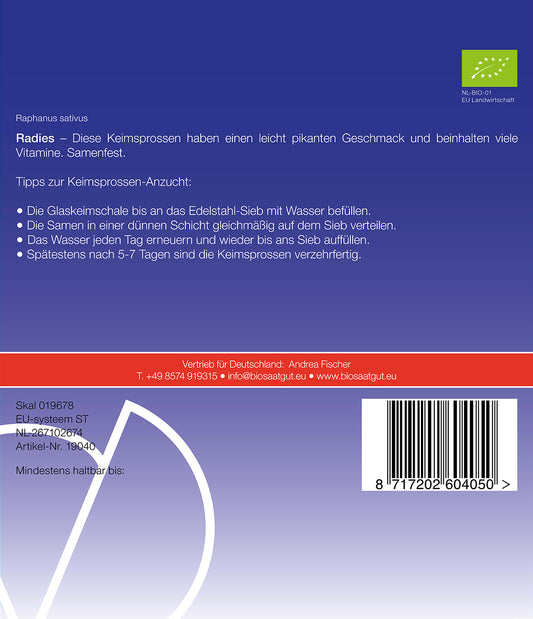  BIO Radies Keimsprossen [MHD 12/2023]