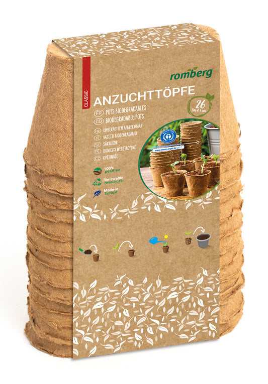  6 Cm Rund Anzuchttopf (26 Stück)