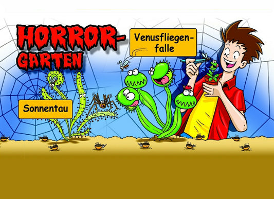  Anzuchtset Horror Garten-Klein-Kindermotiv