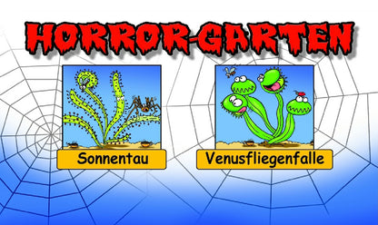  Anzuchtset Horror Garten-Klein-Kindermotiv