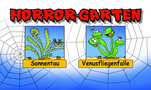  Anzuchtset Horror Garten-Klein-Kindermotiv