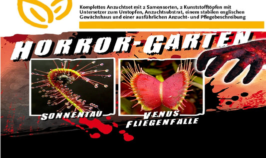  Anzuchtset Horror Garten-Klein-Erwachsenenmotiv