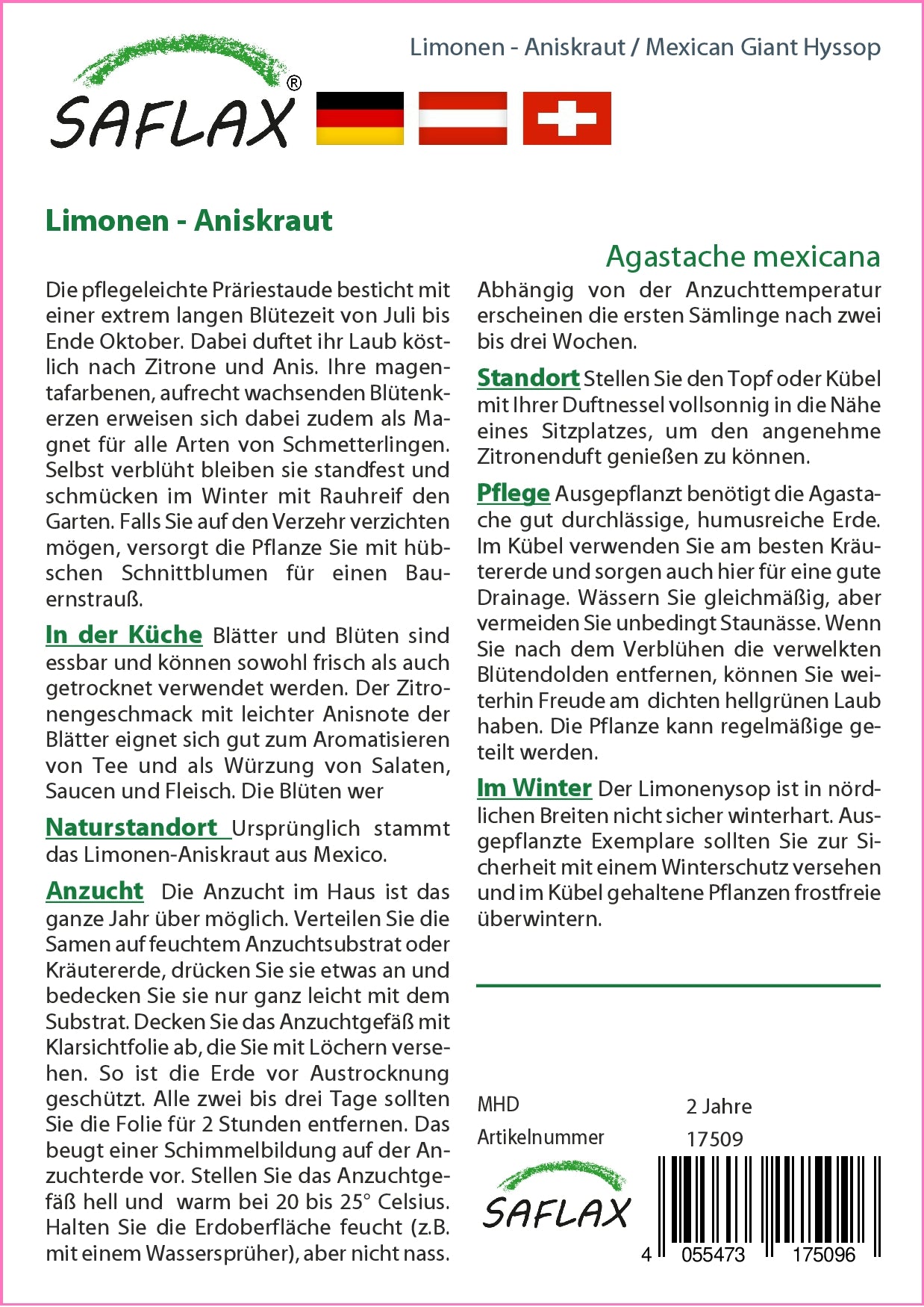  Limonen-Aniskraut