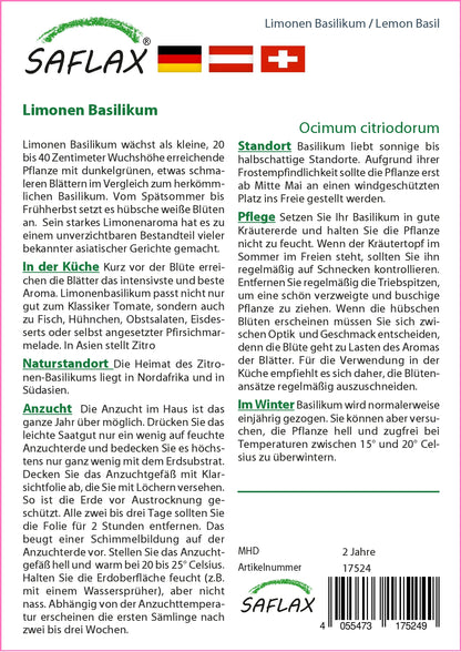  Limonen Basilikum