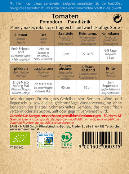  BIO Tomate Moneymaker