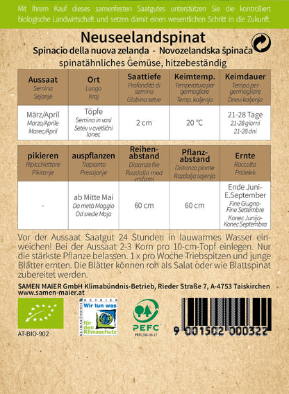  BIO Neuseelandspinat [MHD 12/2023]
