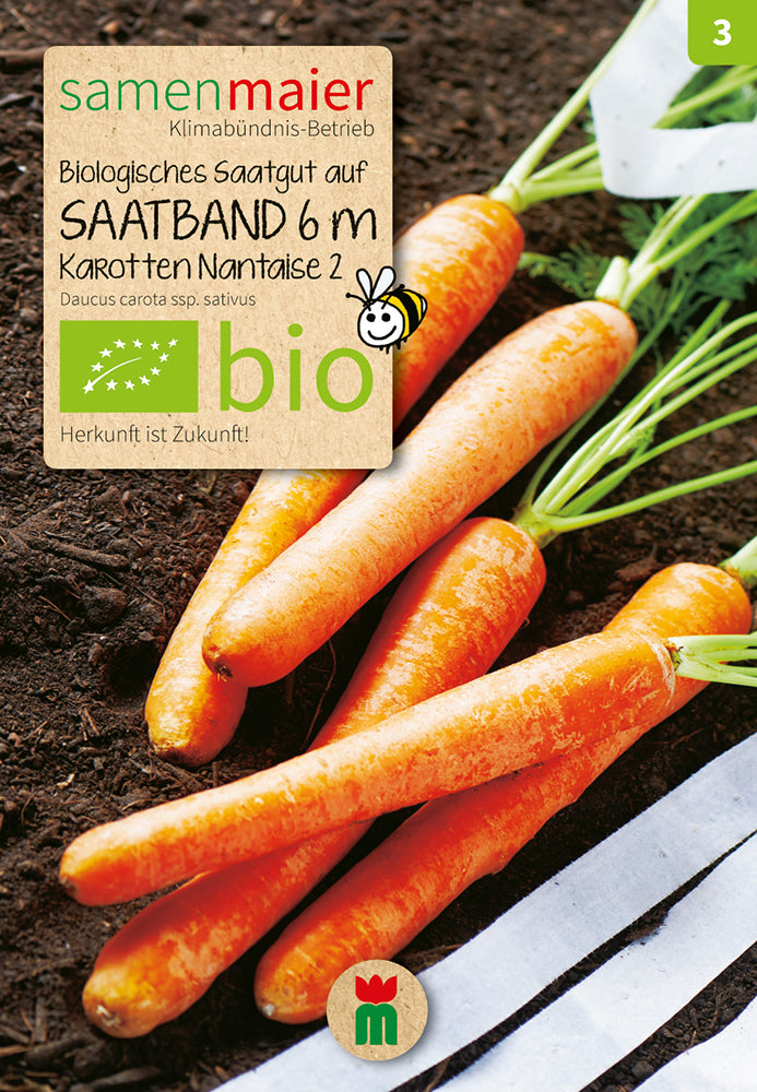  BIO Möhre Nantaise 2 Früh Saatband