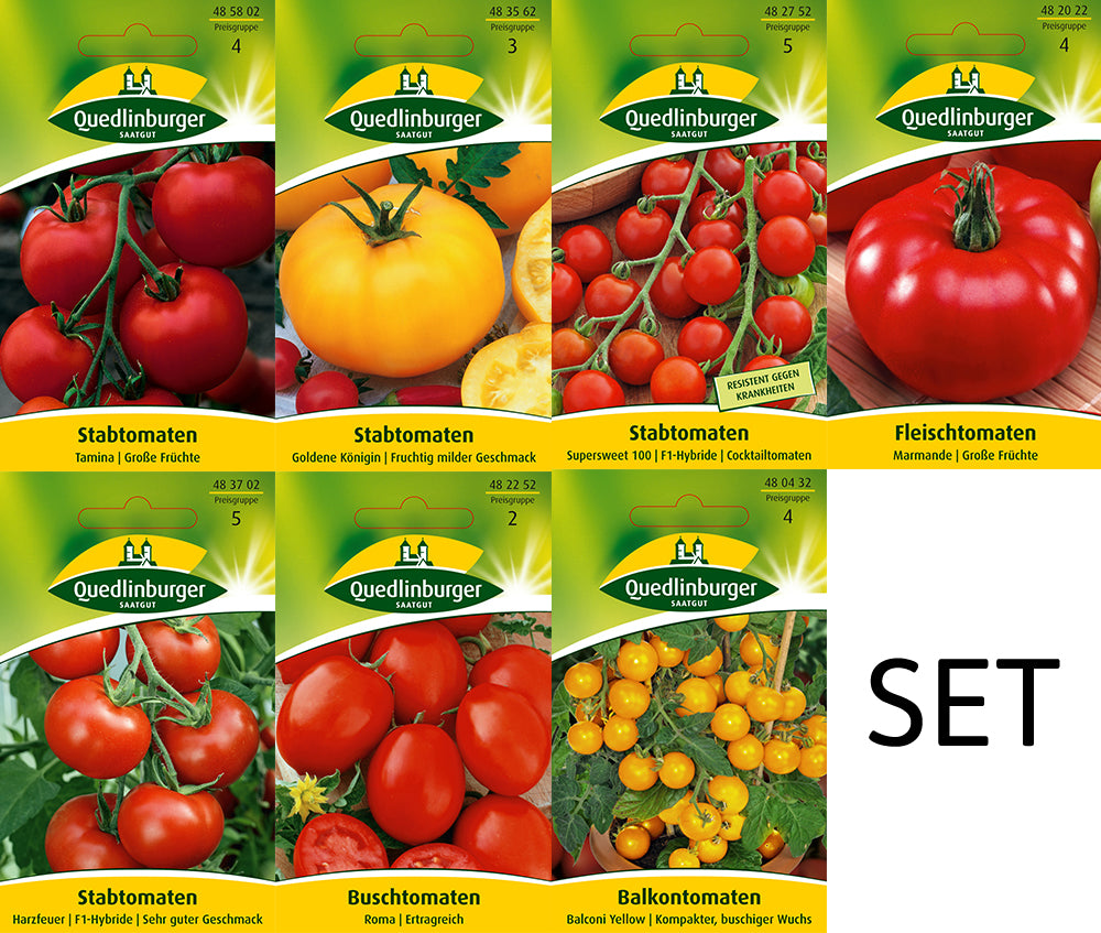  Premium Tomatensamen Sortiment - 7 Sorten [MHD 01/2025]