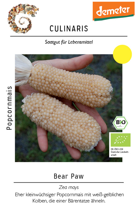  BIO Popcornmais Bear Paw [MHD 01/2024]