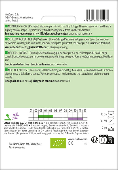  BIO Pastinake Schleswiger Schnee SG [MHD 12/2025]