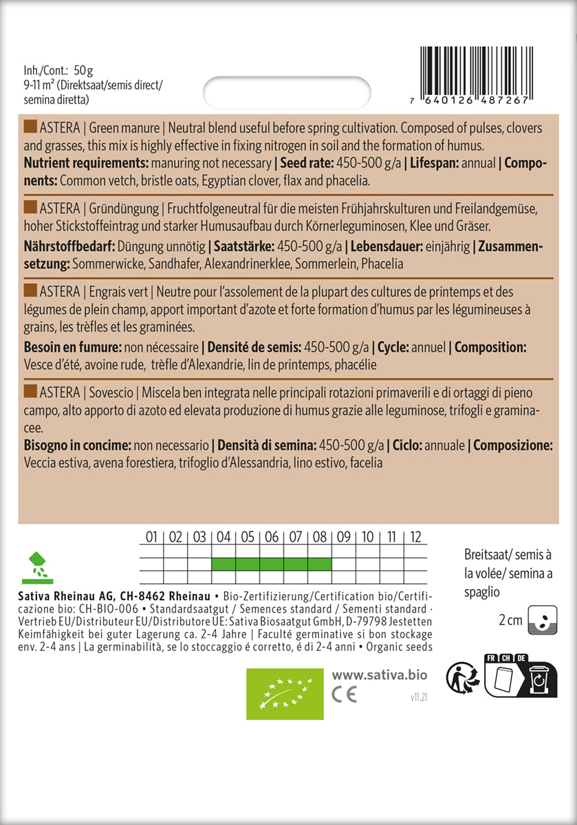  BIO Gründüngung Astera [MHD 12/2025]