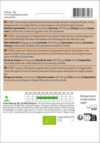  BIO Gründüngung Astera [MHD 12/2025]