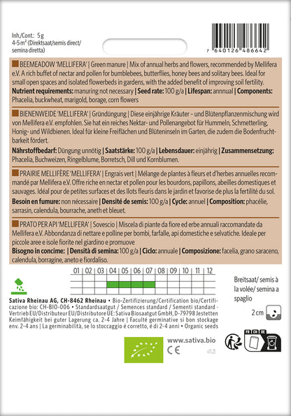  BIO Gründüngung Bienenweide Mellifera [MHD 12/2025]