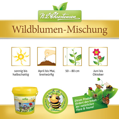 Wildblumen - Mischung Im 1 L Eimer