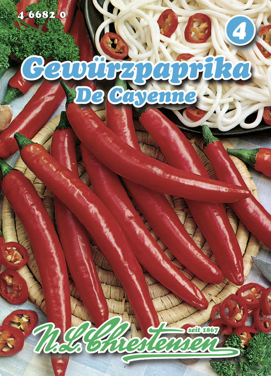  Gemüsepaprika De Cayenne