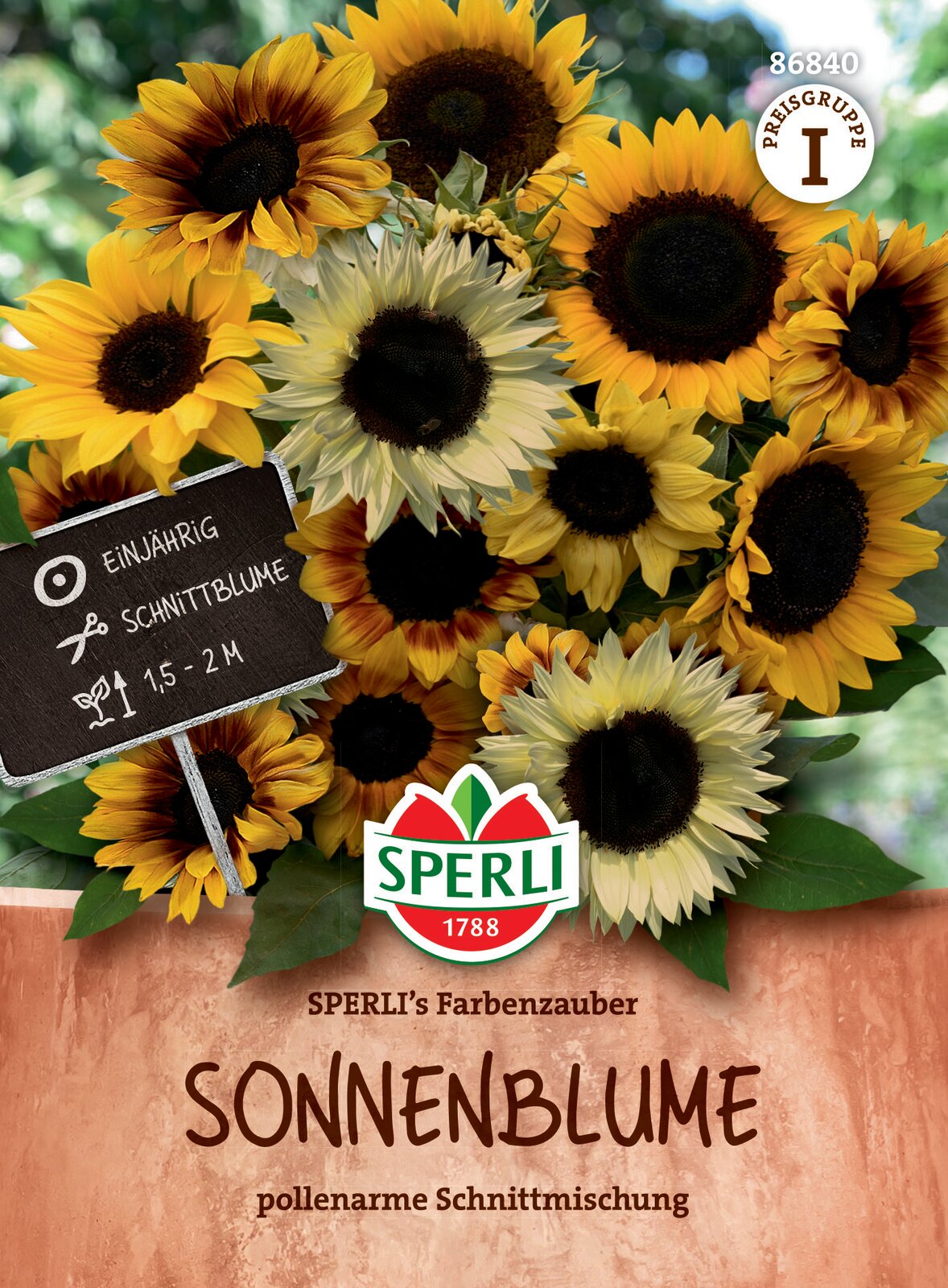  Sonnenblume Schnittblumen-Mischung F1-Hybride [MHD 01/2026]