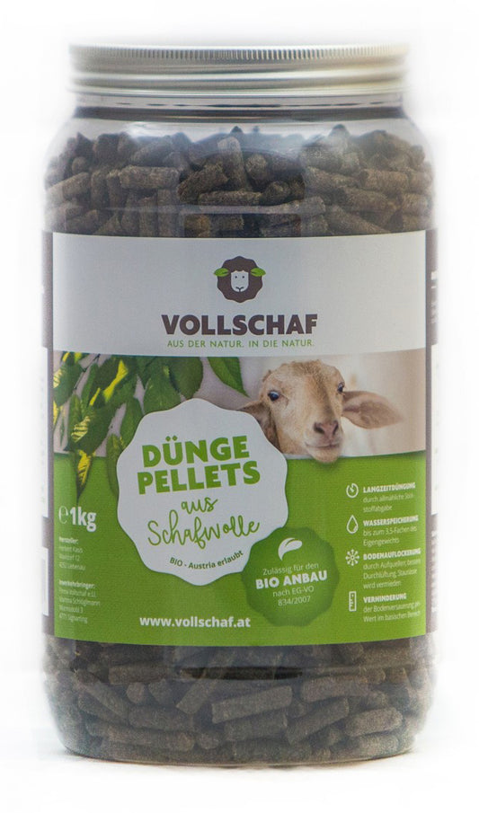  Schafwolldünger Düngepellets 1 Kg Dose