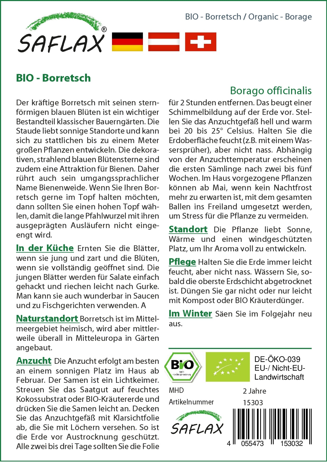  BIO Borretsch [MHD 08/2024]