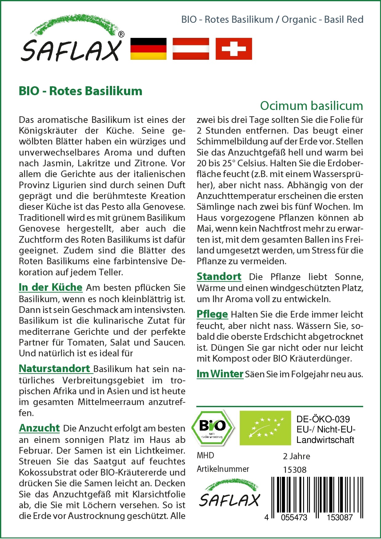  BIO Rotes Basilikum [MHD 12/2024]