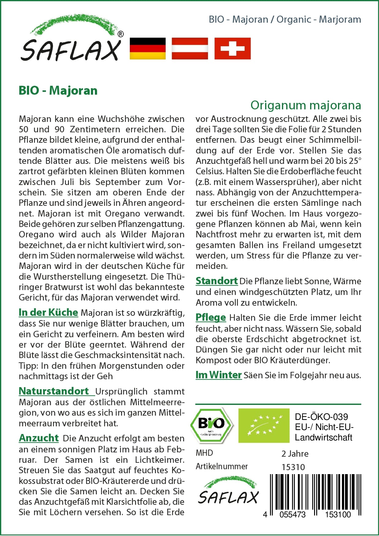  BIO Majoran [MHD 01/2024]