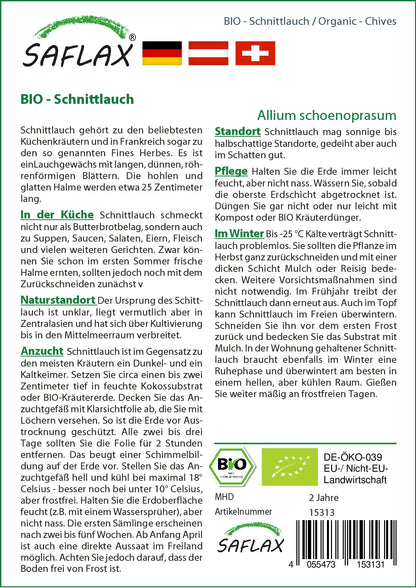  BIO Schnittlauch [MHD 11/2023]