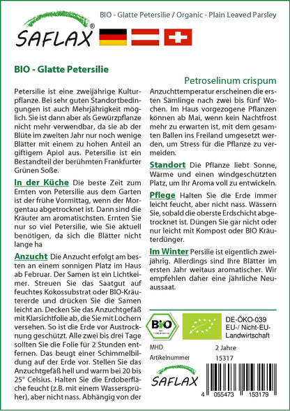  BIO Glatte Petersilie