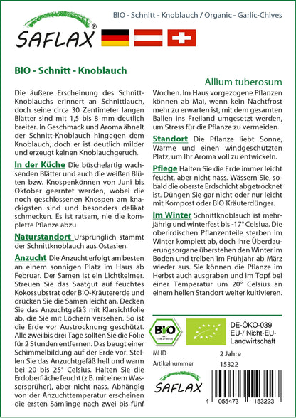  BIO Schnitt-Knoblauch