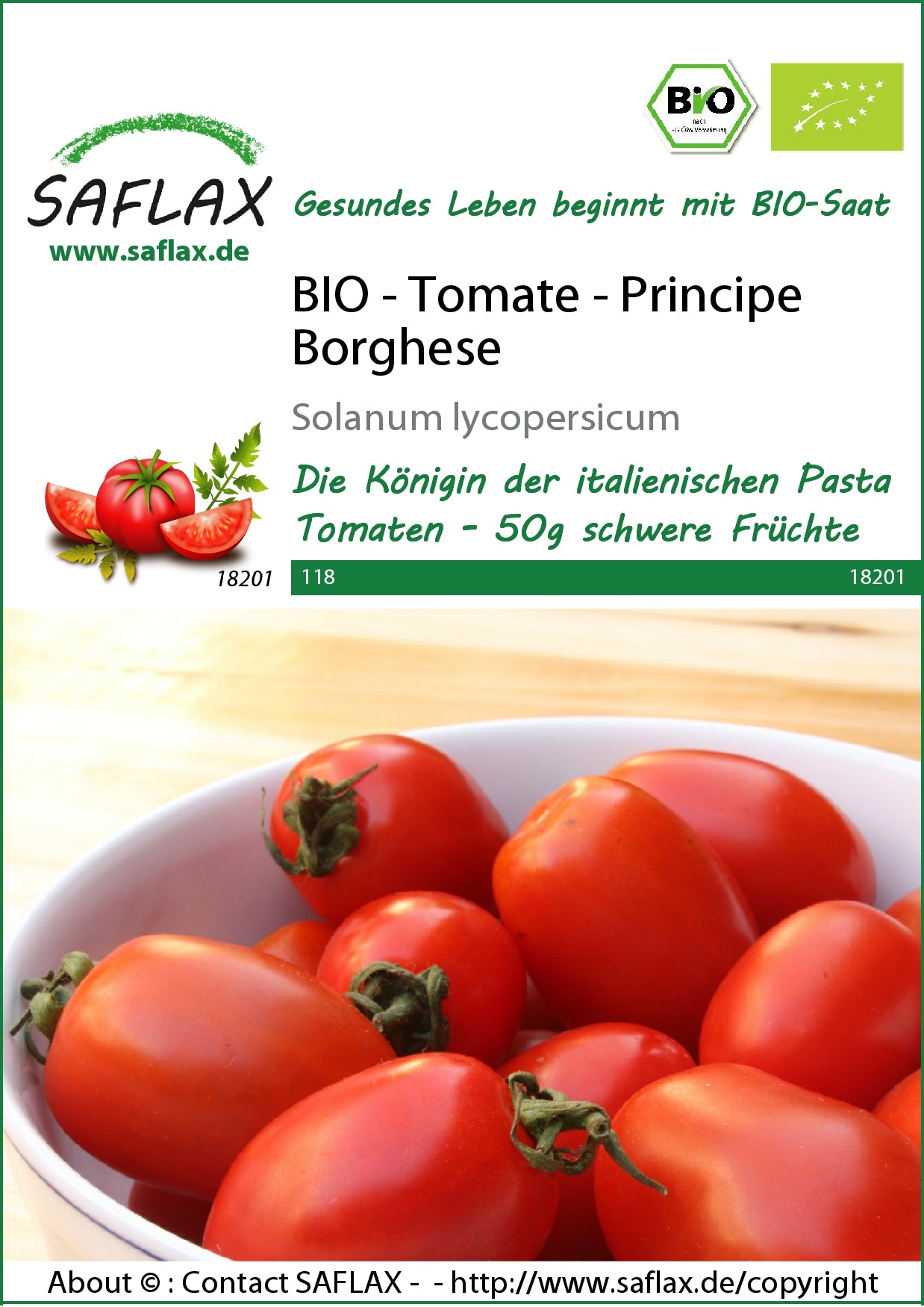  BIO Tomate Principe Borghese