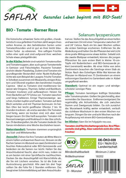  BIO Tomate Berner Rose